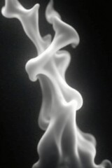 Abstract flame loop in monochromatic colors with an ethereal, glowing effect,  abstract,  background