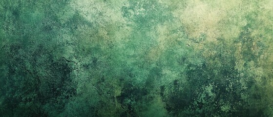 Obraz premium Abstract green texture background with a mottled surface and light gradient creating a natural organic feel for graphic design