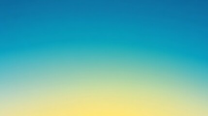 Blue to yellow gradient background.