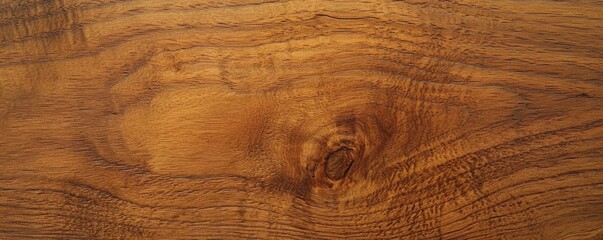Naklejka premium Detailed Close-Up of Warm Wooden Surface with Natural Grain Patterns and Textures