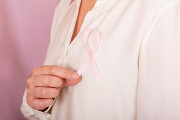 Pink Ribbon for Cancer Prevention