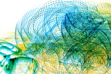 Abstract background showcases colorful patterns of light and movement