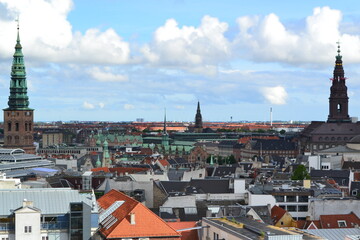 Fototapeta premium panorama of copenhagen