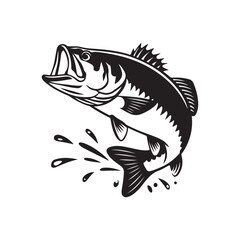 vector illustration of a fish