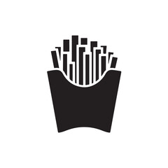 vector illustration of a french fries