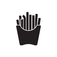 french fries vector illustration