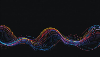 Obraz premium abstract background with glowing lines