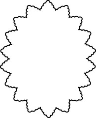 Scalloped Frame Outline