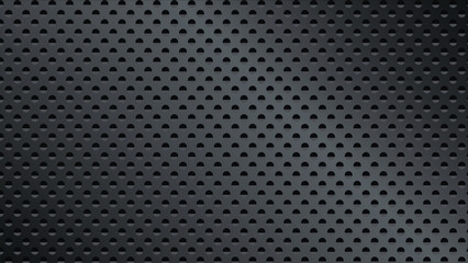 Oxidized Steel Perforated Metal Background | Vector Illustration