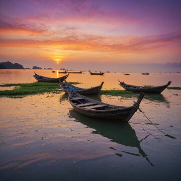 boat on the river