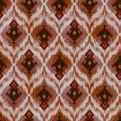 Geometric ethnic oriental ikat pattern traditional Design for background, carpet, wallpaper, clothing, wrapping, Batik, fabric, Vector illustration. embroidery style.seamless ikat pattern traditional 
