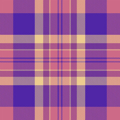 Vibrant pastel plaid pattern in purple, pink, and cream.  Perfect for textile design, fashion, scrapbooking, or website backgrounds.