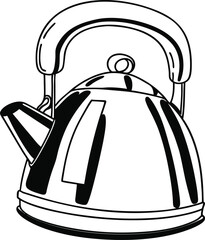 kettle on the stove
