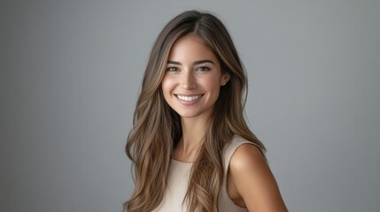 Young woman smiling for a portrait