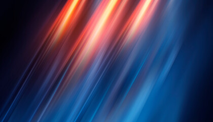 Dark abstract background with neon light, blurred lines, studio scene