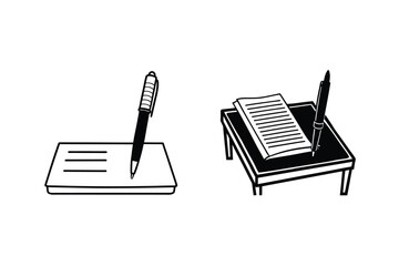 Check writing, pen, stationery, desk, document, signing, banking, finance, office supplies, payment