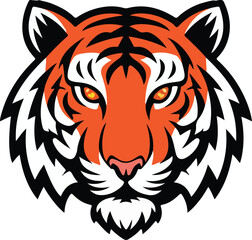 tiger head vector