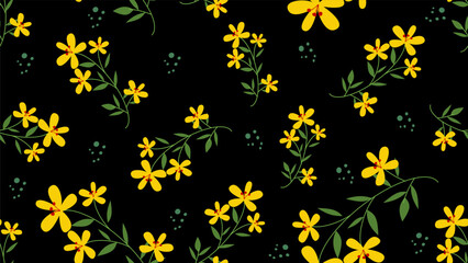 Flower pattern background. Flower illustration pattern. Flower background. Perfect for fabric, textile, wallpaper, decor, print or packaging of products