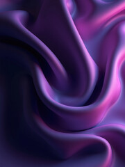 A purple fabric with a wave pattern