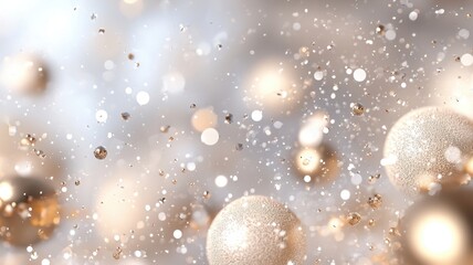 Golden particles flowing celebration abstract background create a magical and festive gracefully evoking feelings of atmosphere, and elegance