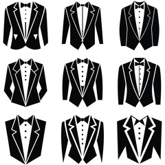 Vector Illustration of Formal Tuxedos