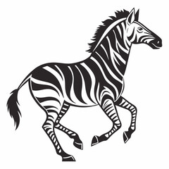 zorse black silhouette icon vector