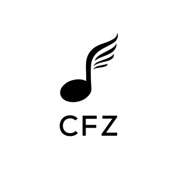 CFZ creative minimalist letter logo.