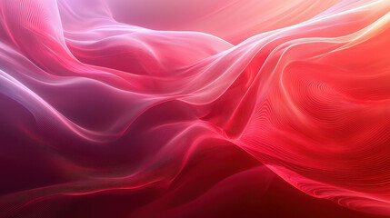 Obraz premium Ethereal glowing waves create a soothing atmosphere with minimalist elegance in 8K resolution
