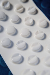 Blister gastado de pastillas 