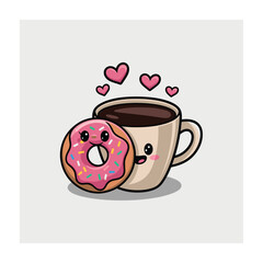 Funny cartoon icon vector illustration