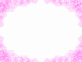 春の桜と花びらメージのテクスチャー背景素材。桜並木のイメージ。うっすら。ほんのり。ふんわり。