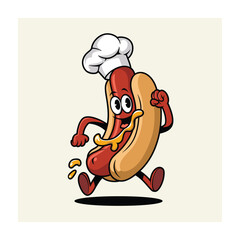 Funny cartoon icon vector illustration