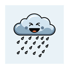 Funny cartoon icon vector illustration