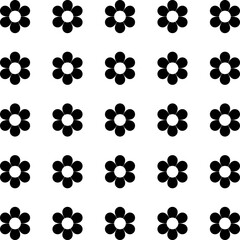 Floral Pattern. Flower Ornament Pattern Background - floral graphic design element for web or print.