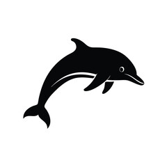 Obraz premium Dolphin Silhouette Vector Illustration | PNG & EPS File