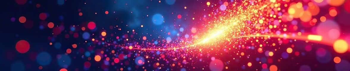 Obraz premium Abstract colorful light streaks explosion background with vibrant and dynamic swirls of colors, bright, graphic