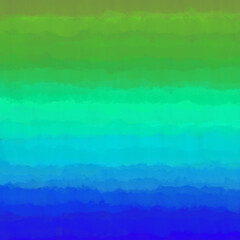 Illustration, background in the form of multi-colored horizontal stripes with watercolor on paper