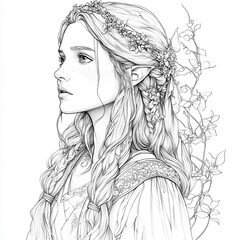 Fototapeta premium portrait of a girl