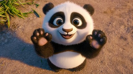 Adorable Baby Panda: A CGI Delight