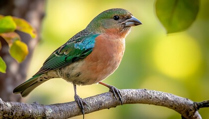 Fototapeta premium lilac breasted roller on a branch