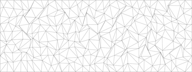 Abstract geometric chaos pattern with polygon lines for modern design backgrounds.