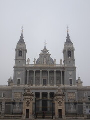 [Spain] The beautiful building of Almudena Cathedral (Madrid)
