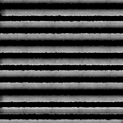 Illustration, background in the form of white horizontal stripes in watercolor on paper on a black background