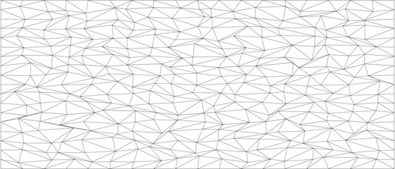Abstract geometric pattern with irregular triangles for modern design projects.