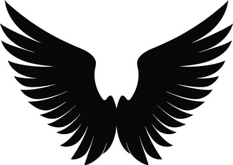 Fototapeta premium Wings PNG, Wings silhouette