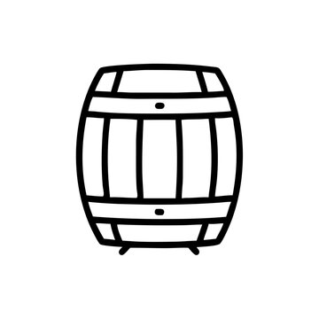 recommend clip art: wooden barrel outline on transparent background 
                    
