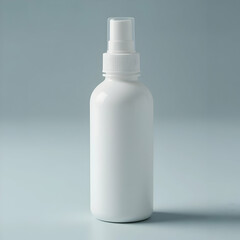 White Spray Bottle Mockup Packaging Design