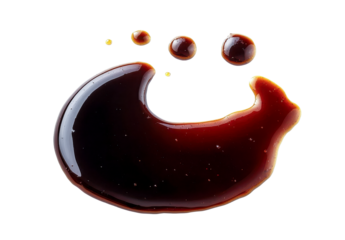 dark liquid splashes - isolated on white background