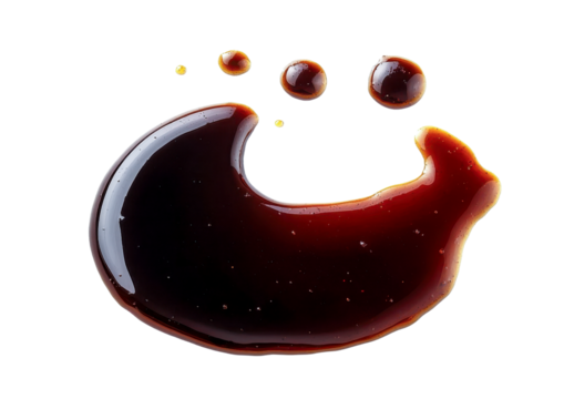 dark liquid splashes - isolated on white background