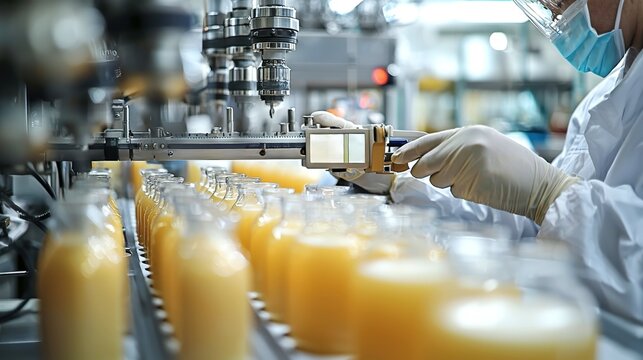 Food safety inspection of fresh milk using refractometer in laboratory setting